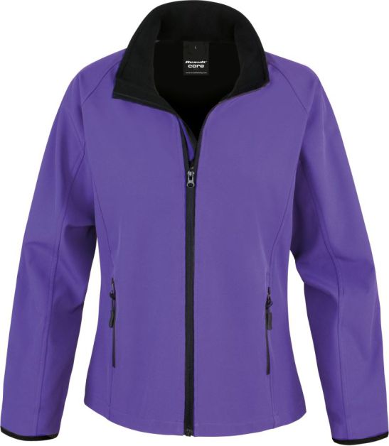 Damen 2-Lagen Softshell Jacke " Printable "