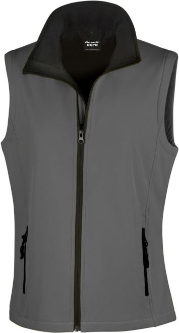 Damen 2-Lagen Softshell Gilet "Printable"