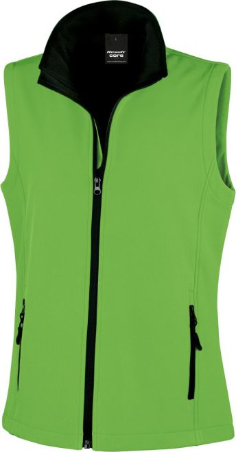 Damen 2-Lagen Softshell Gilet "Printable"