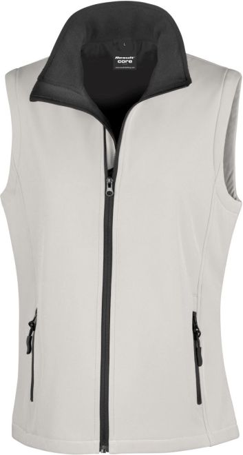Damen 2-Lagen Softshell Gilet "Printable"