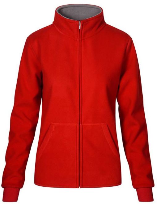 Damen Double Fleece Jacke