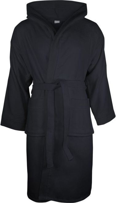 Velour Bathrobe Kapuzen Bademantel (Damen und Herren)