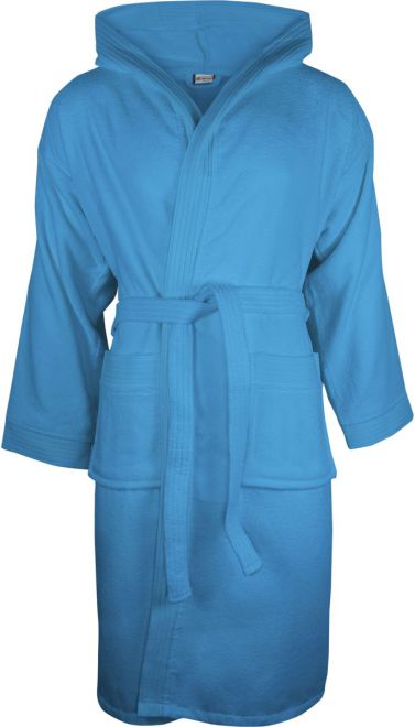 Velour Bathrobe Kapuzen Bademantel (Damen und Herren)