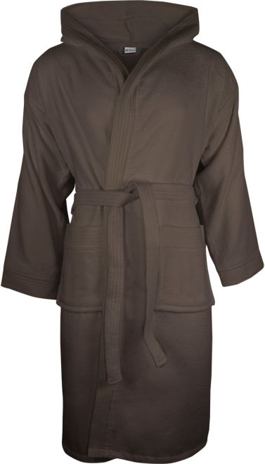 Velour Bathrobe Kapuzen Bademantel (Damen und Herren)