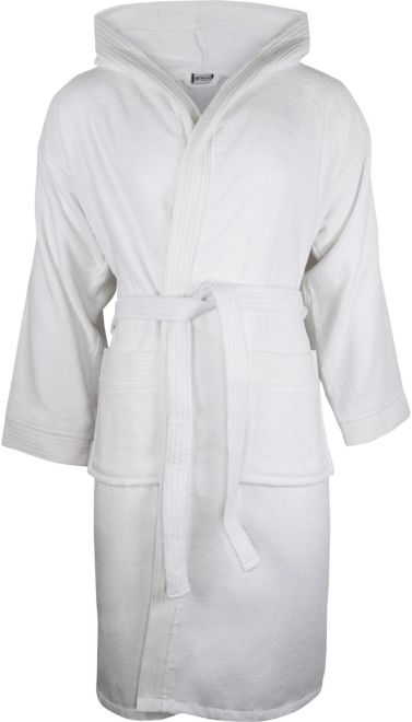 Velour Bathrobe Kapuzen Bademantel (Damen und Herren)