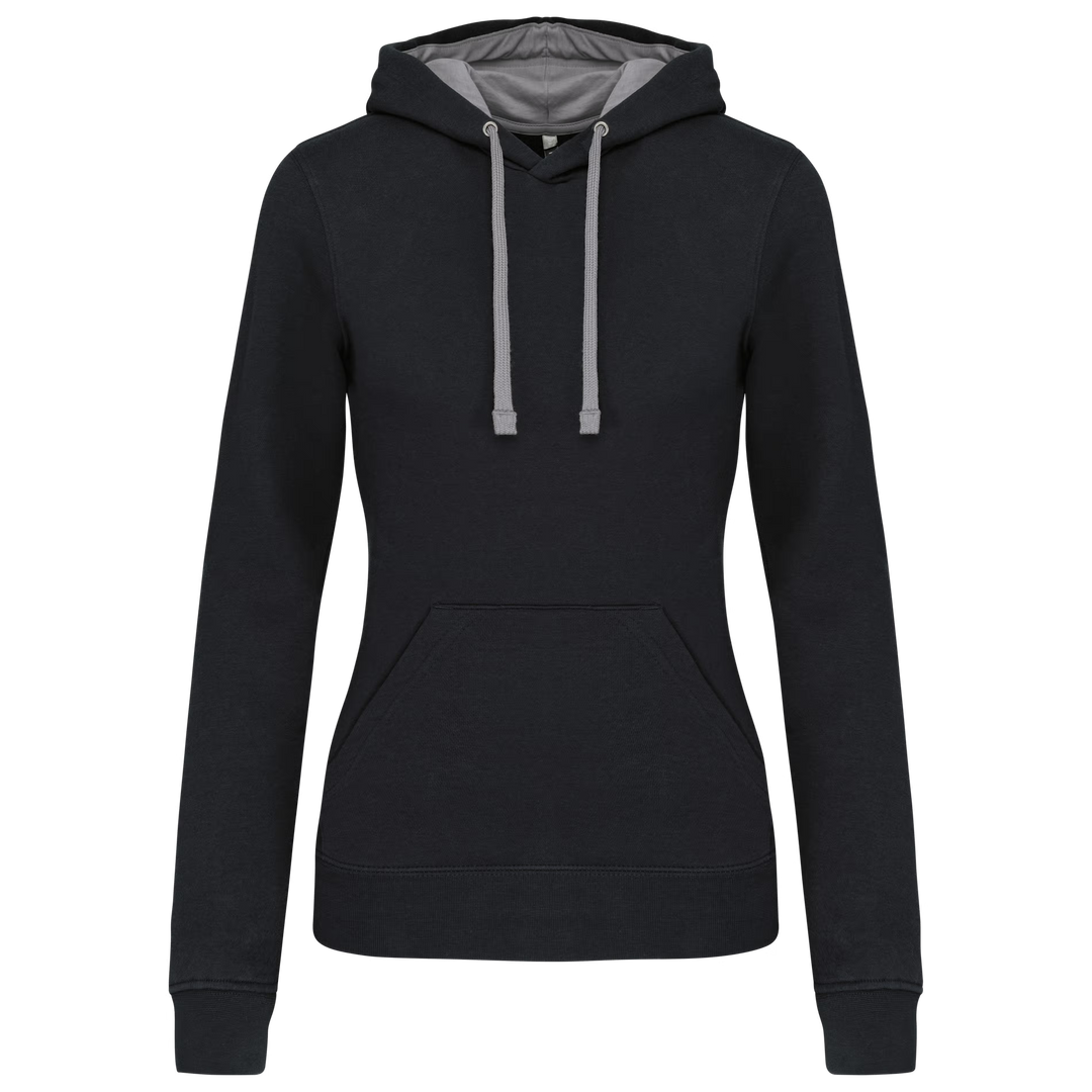 Bicolor Damen Hoody  |  Art Nr. K 465