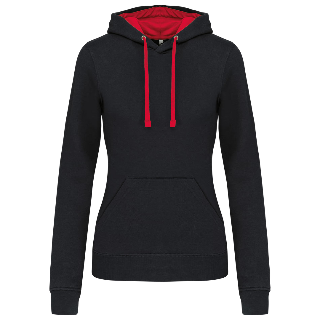 Bicolor Damen Hoody  |  Art Nr. K 465