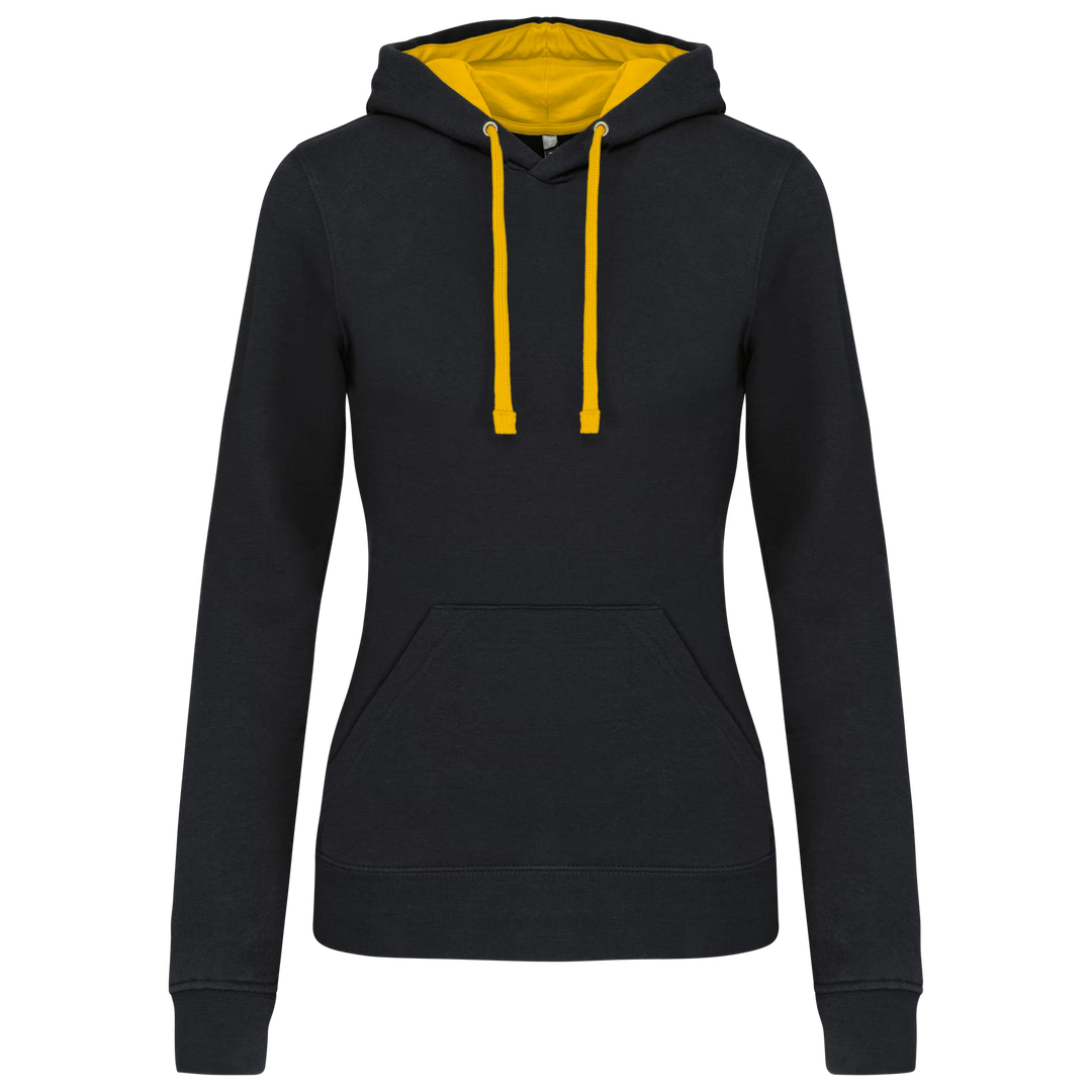 Bicolor Damen Hoody  |  Art Nr. K 465