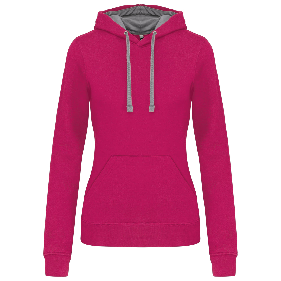 Bicolor Damen Hoody  |  Art Nr. K 465