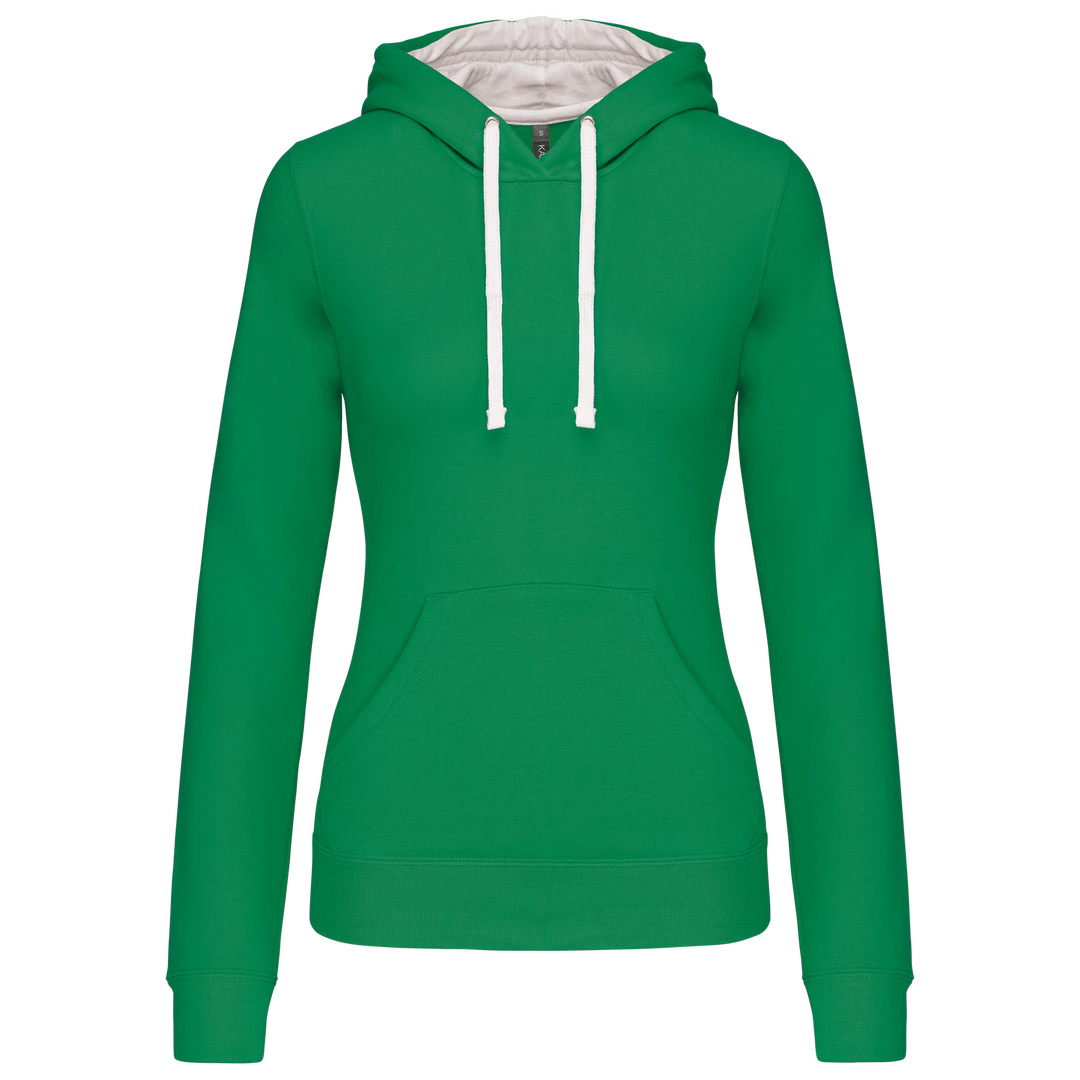 Bicolor Damen Hoody  |  Art Nr. K 465