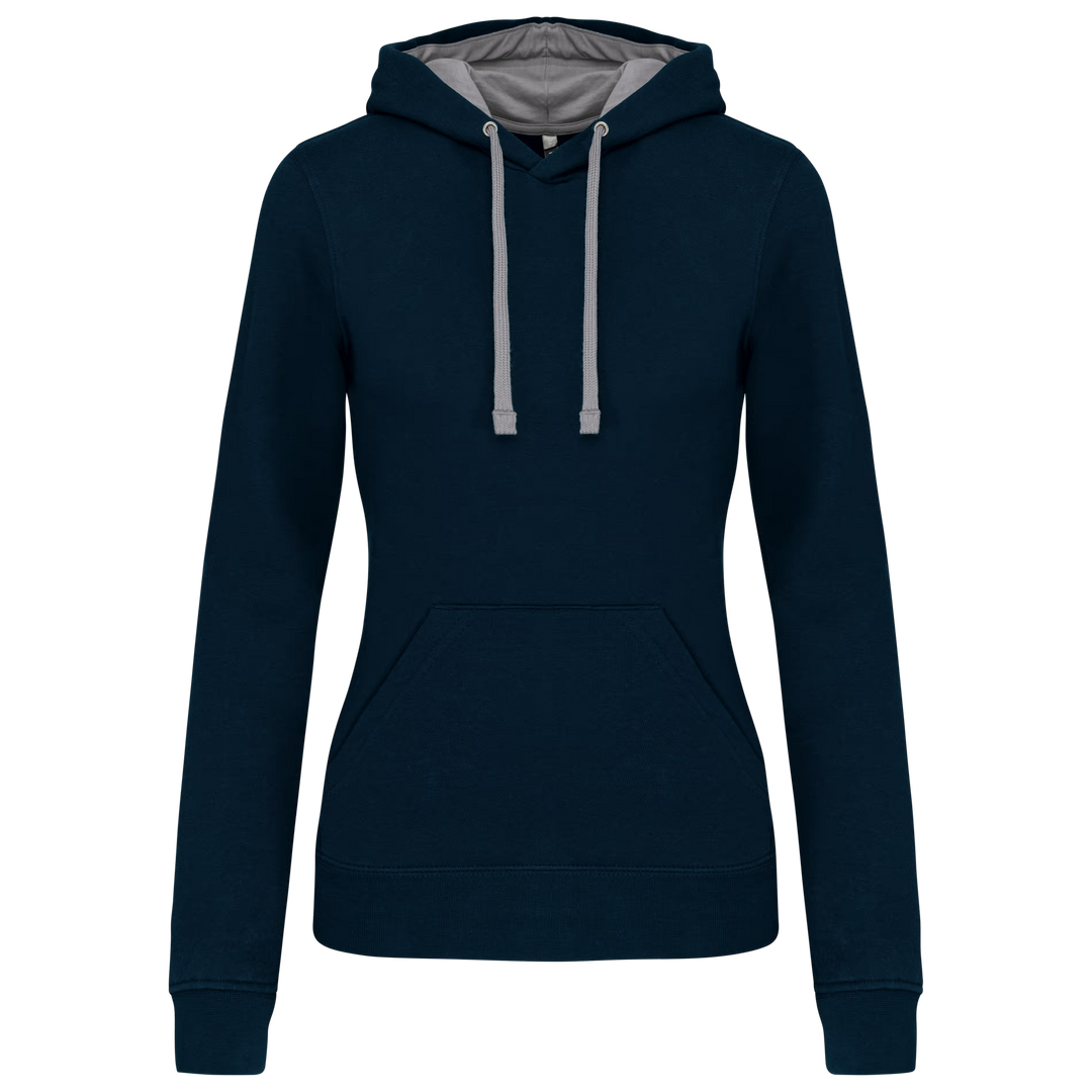 Bicolor Damen Hoody  |  Art Nr. K 465