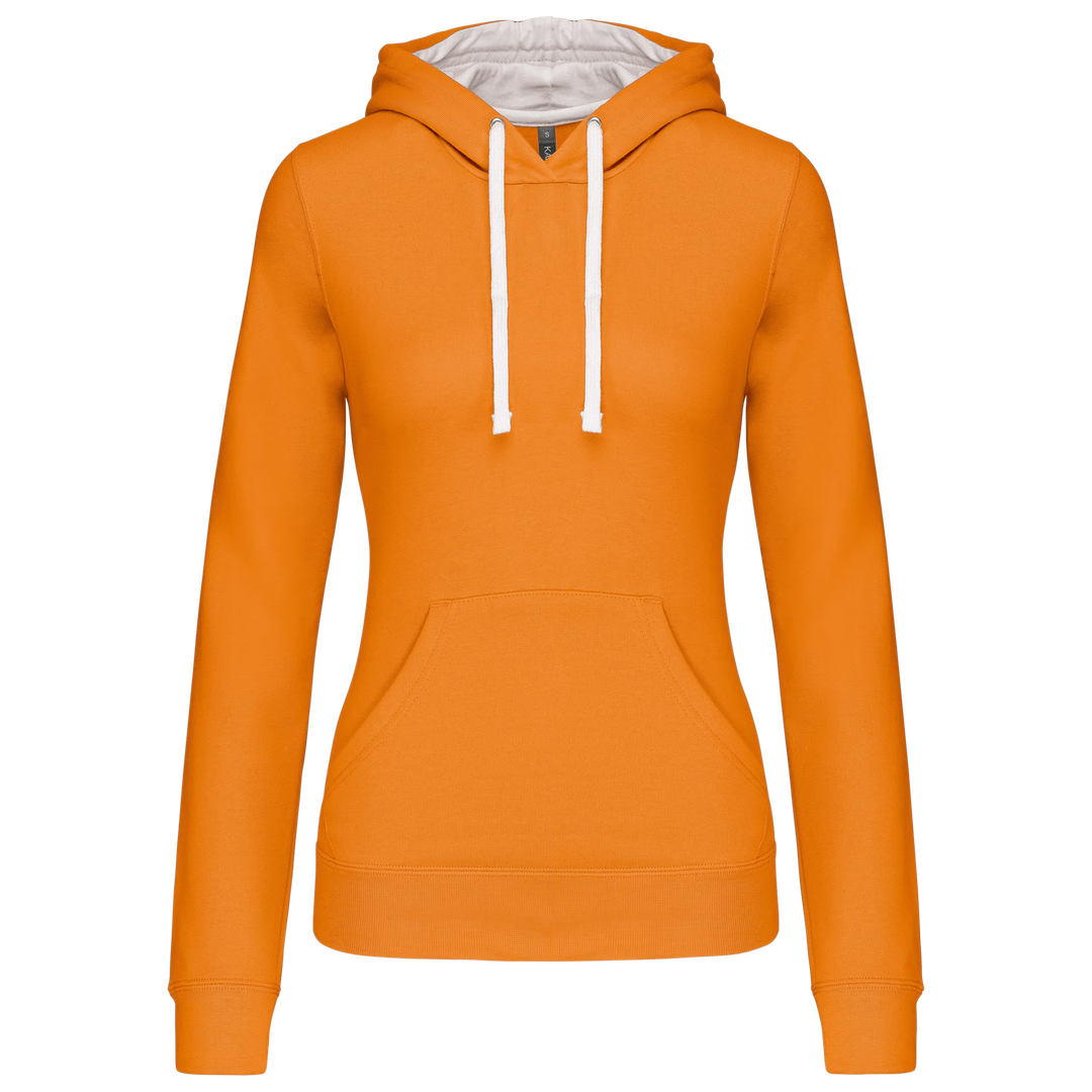 Bicolor Damen Hoody  |  Art Nr. K 465