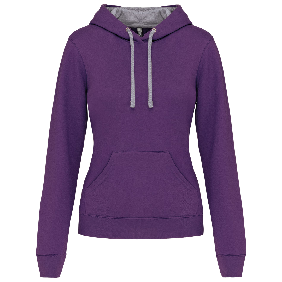 Bicolor Damen Hoody  |  Art Nr. K 465