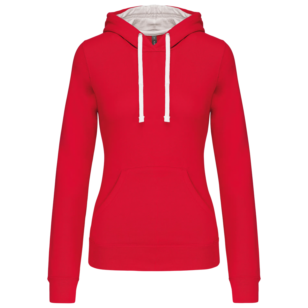 Bicolor Damen Hoody  |  Art Nr. K 465