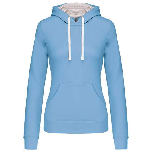 Bicolor Damen Hoody  |  Art Nr. K 465