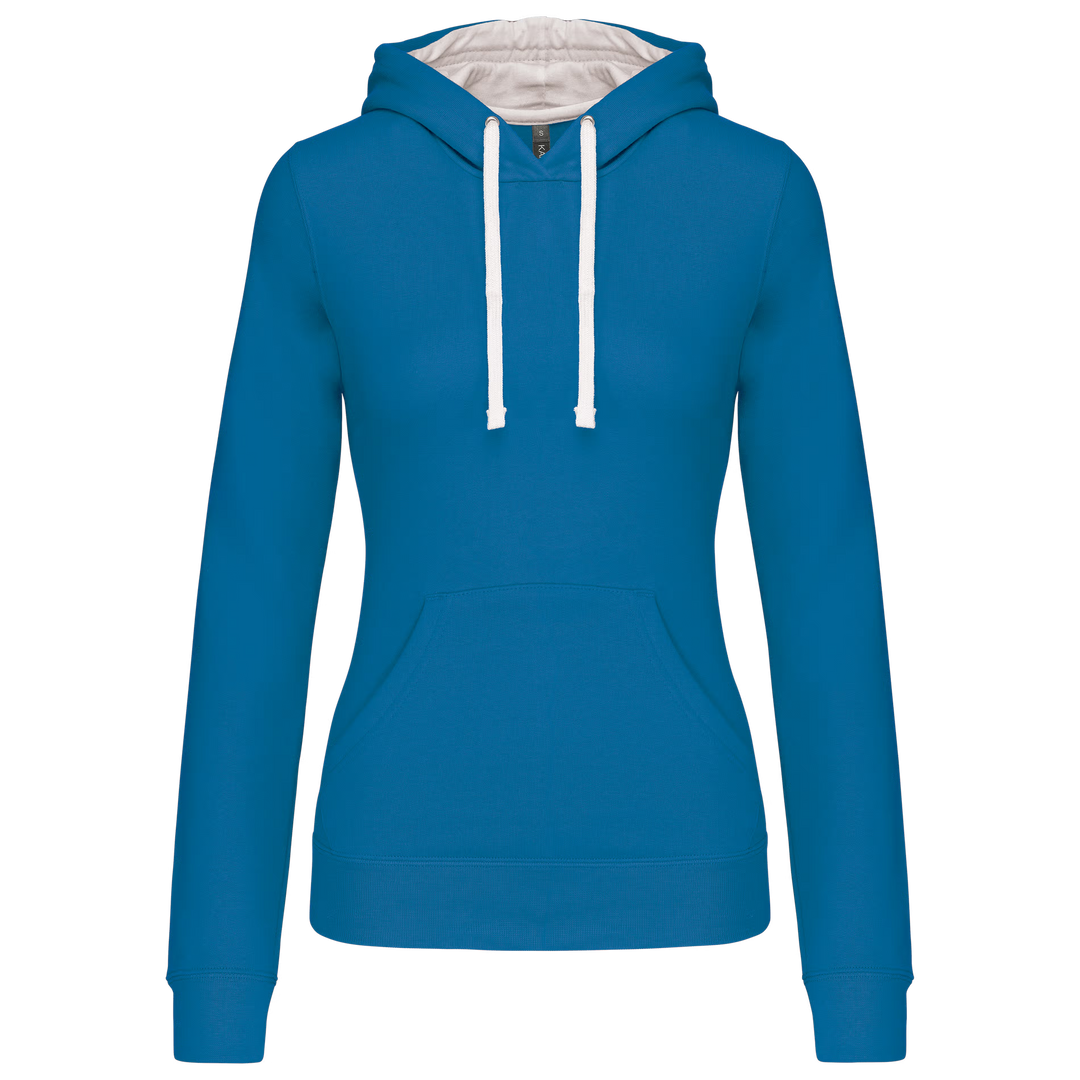 Bicolor Damen Hoody  |  Art Nr. K 465