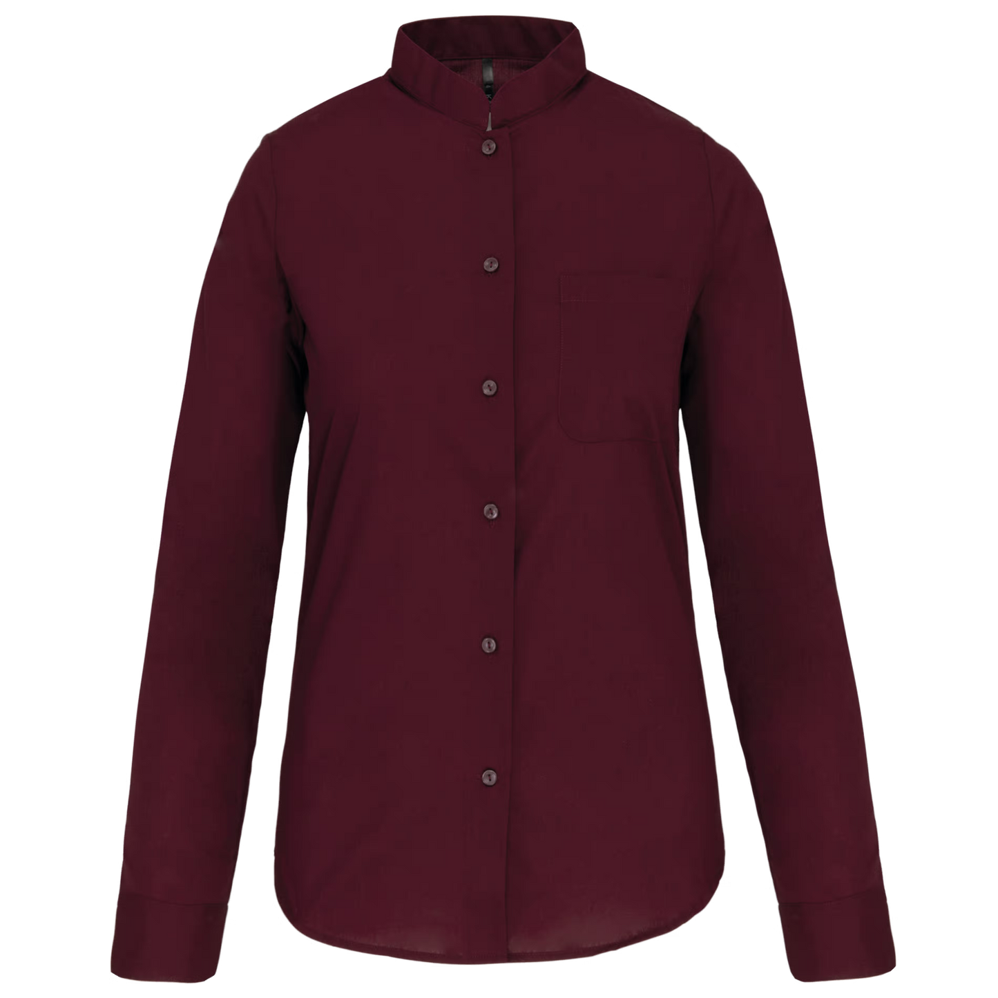 Damenbluse mit Mao-Kragen  |  Art. Nr. K 515