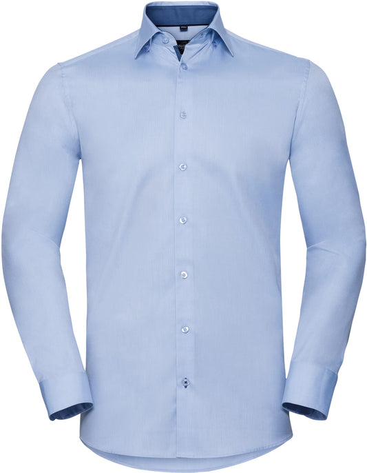 Herrenhemd Herringbone  |  Art. Nr. RU 964