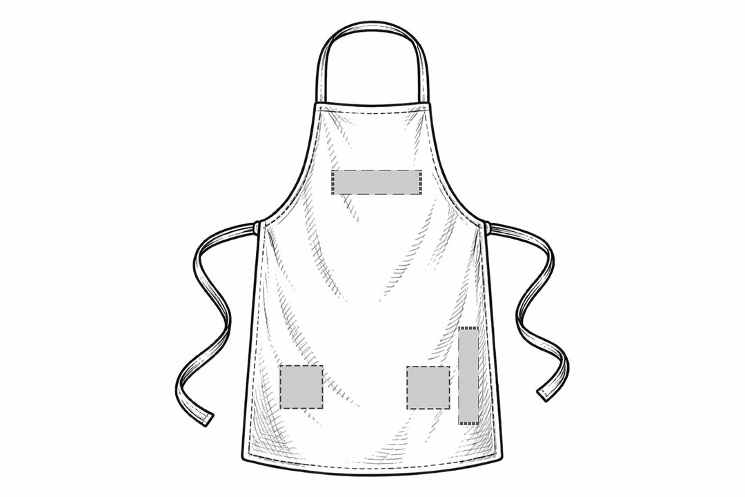 Latzschürze B 75 x L 100 cm    |                       Art. Nr. 1271