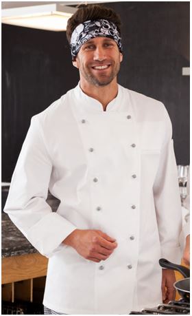 Kochjacke Weiß  |  Art. Nr. 2002