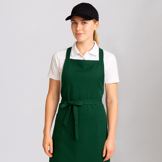 Latzschürze Grün B 90 x L 80 cm   |     Art. Nr. 1501