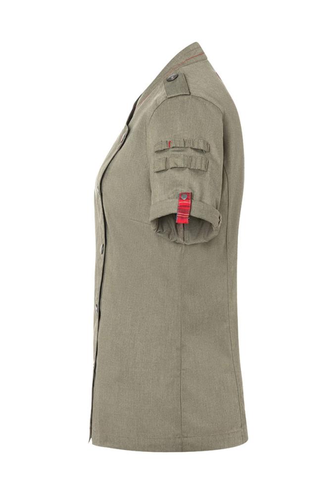 Kurzarm Damenkochjacke Denim-Style  |  Art. Nr. RCJF 14