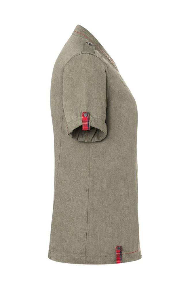 Kurzarm Damenkochjacke Denim-Style  |  Art. Nr. RCJF 14